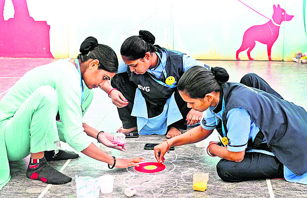 విమానాశ్రయంలో దసరా సంబరాలు2