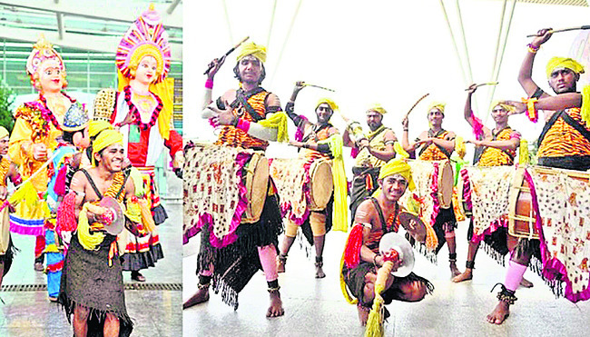 విమానాశ్రయంలో దసరా సంబరాలు1