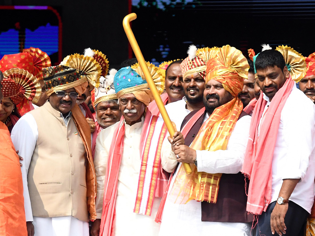 CM Revanth Reddy Inaugurates Sadar Festival at NTR Stadium in Hyderabad14