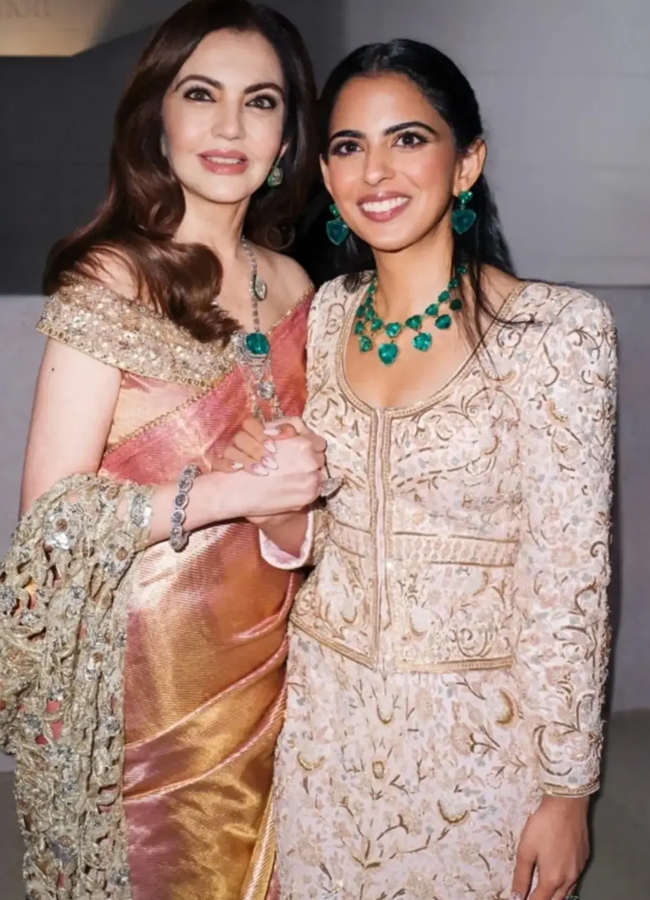 Nita Ambani and Isha Ambani slay at the Pink Ball in stunning12