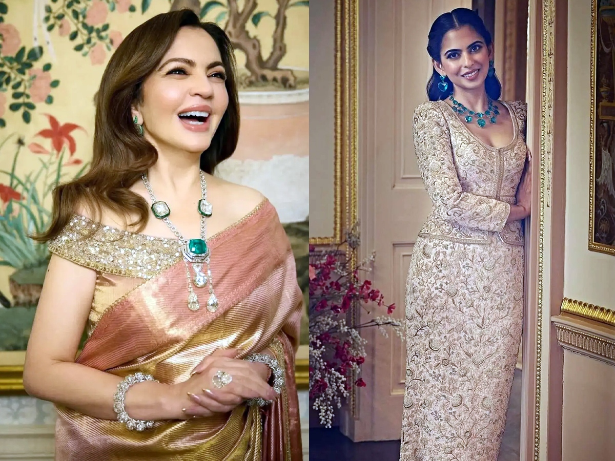 Nita Ambani and Isha Ambani slay at the Pink Ball in stunning1