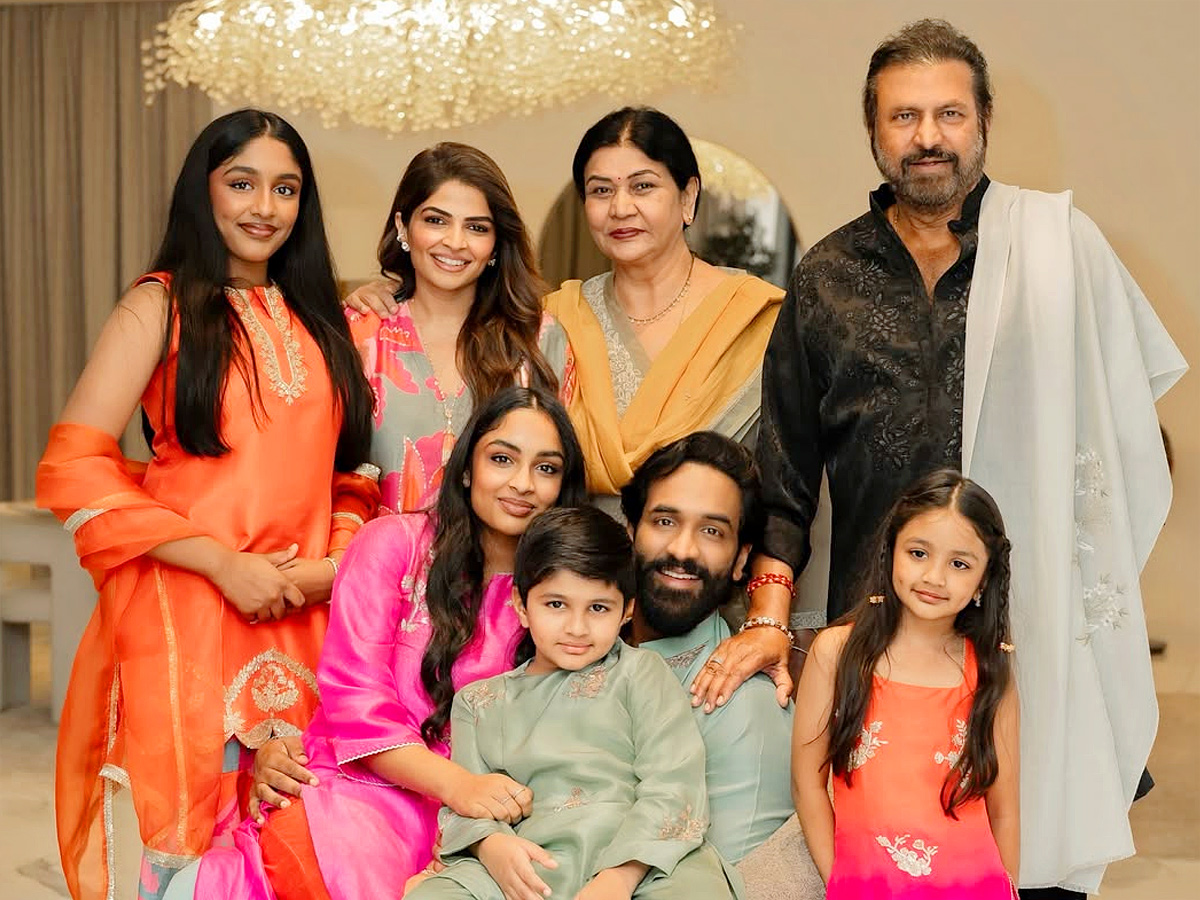 Manchu Vishnu Family Diwali Celebrations Photos2