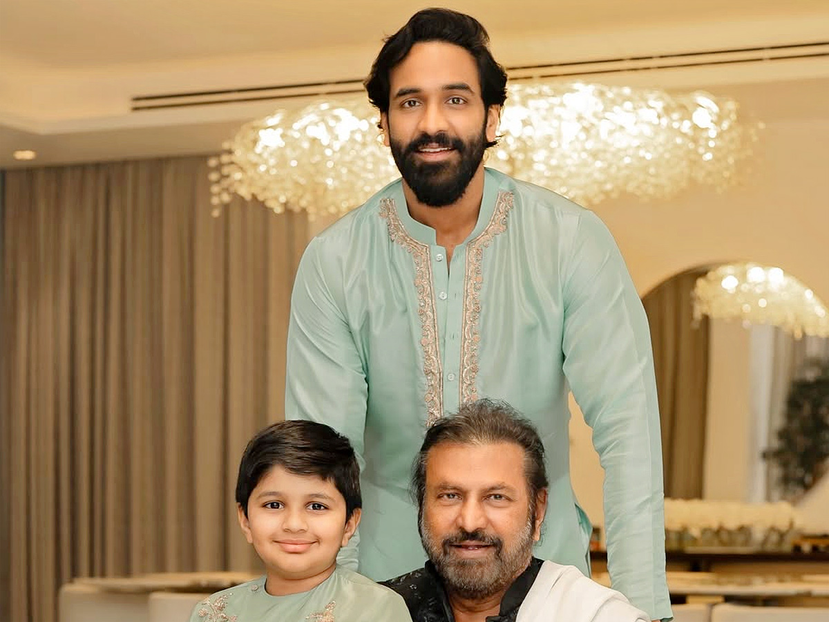 Manchu Vishnu Family Diwali Celebrations Photos5