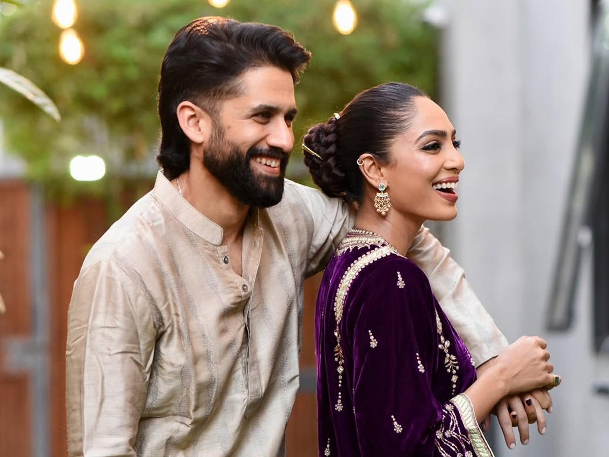 Naga Chaitanya And Sobhita Dhulipala Celebrates first Diwali Together After wedding Photos3