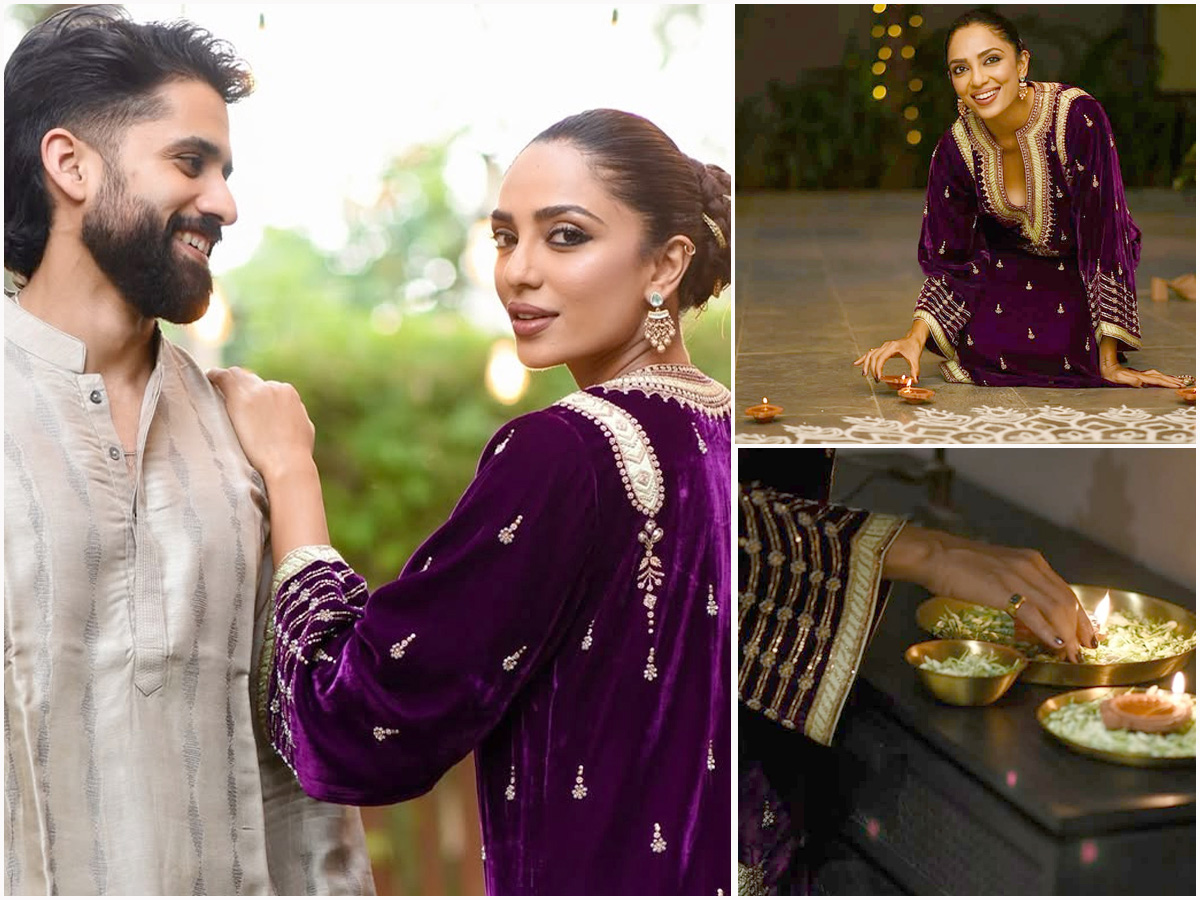 Naga Chaitanya And Sobhita Dhulipala Celebrates first Diwali Together After wedding Photos1