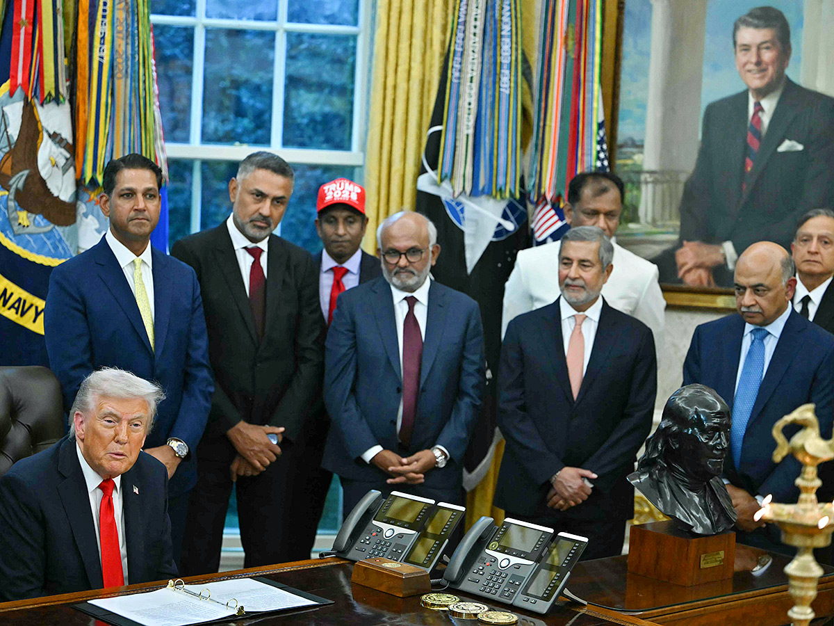 Diwali celebration in the Oval Office at the White House12