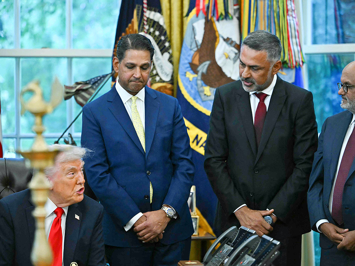 Diwali celebration in the Oval Office at the White House17