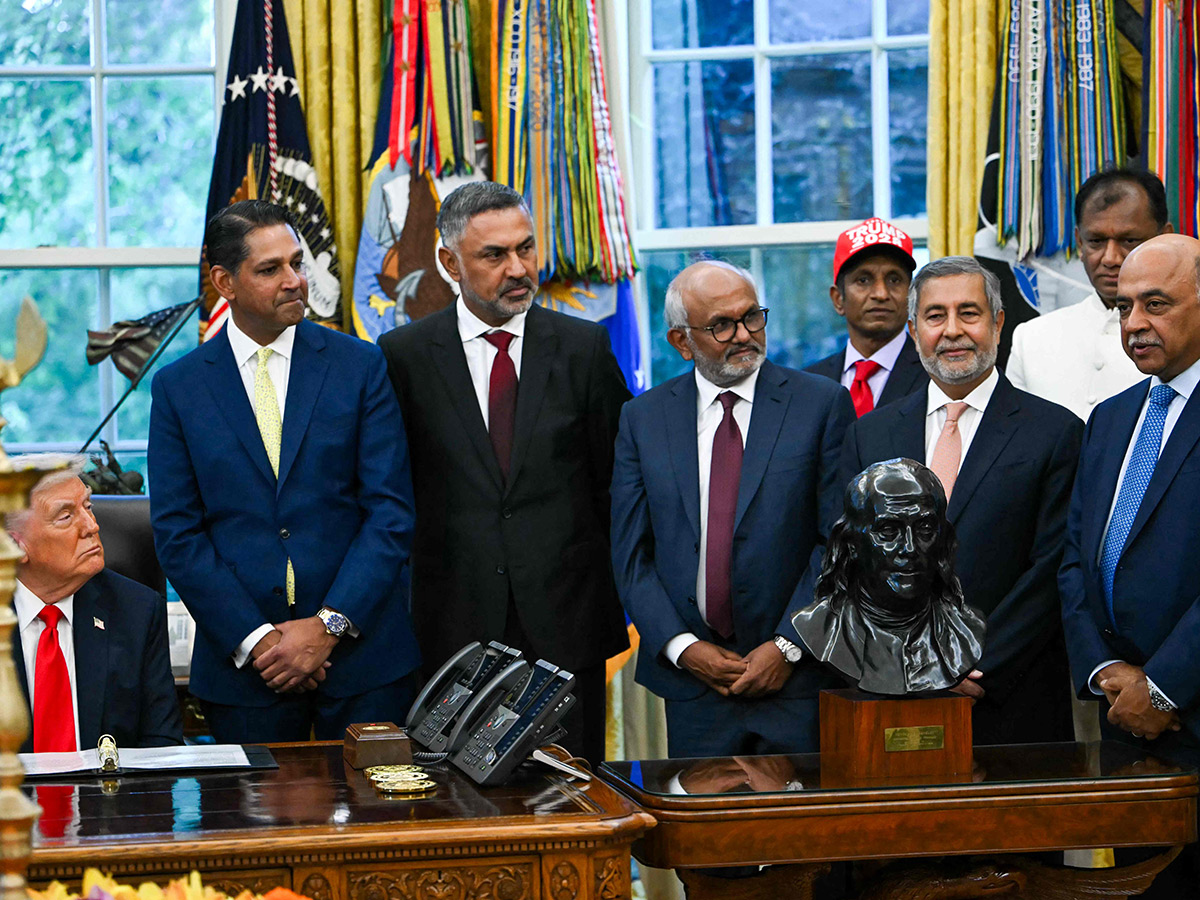 Diwali celebration in the Oval Office at the White House19