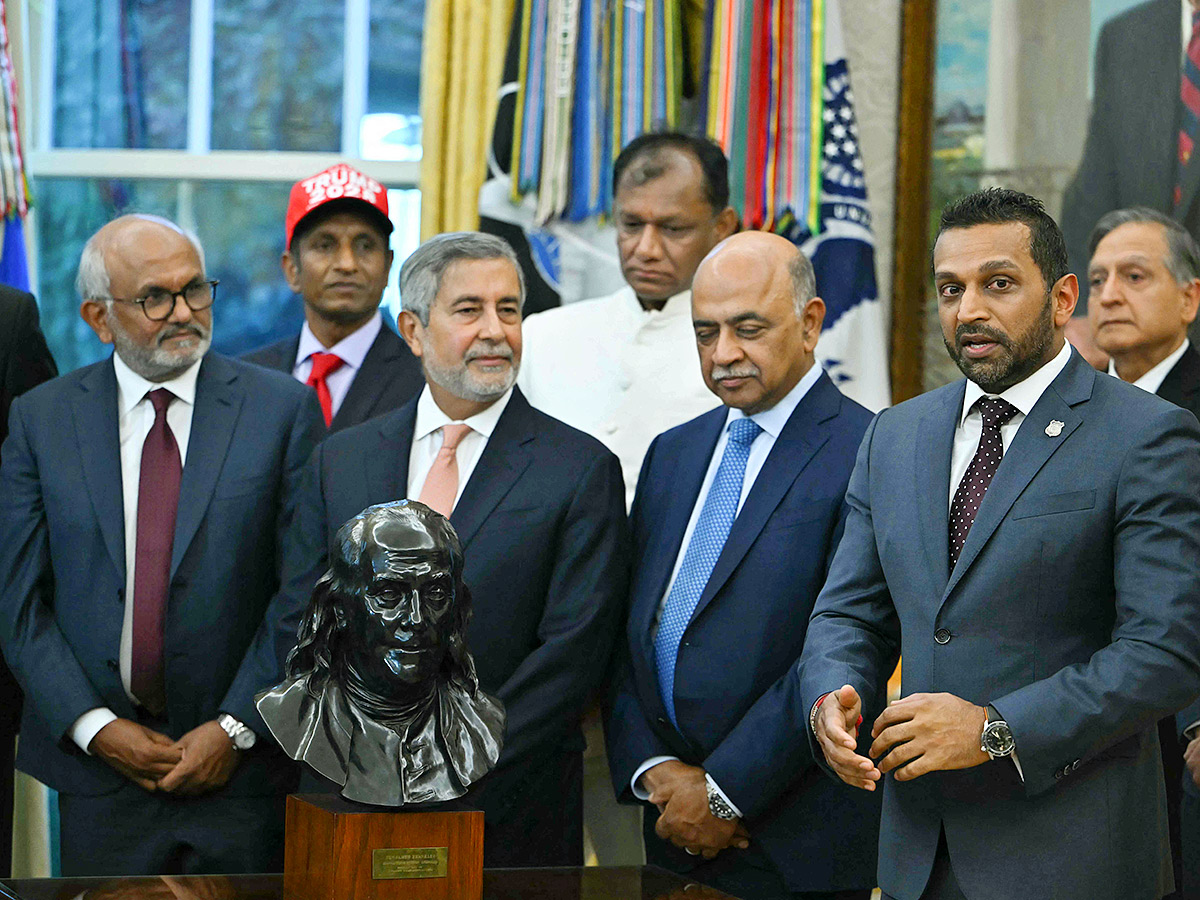 Diwali celebration in the Oval Office at the White House8
