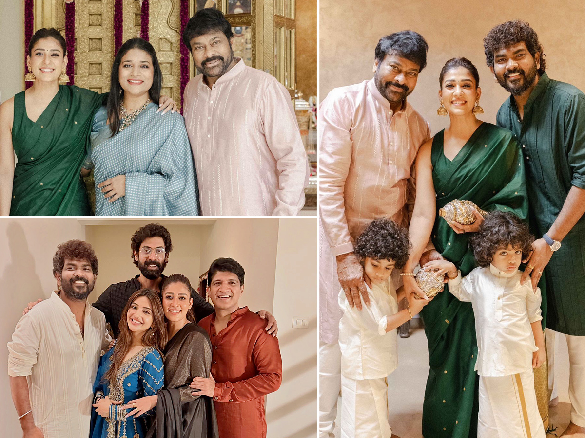 Nayanthara Diwali Celebration In Chiranjeevi House Hyderabad1