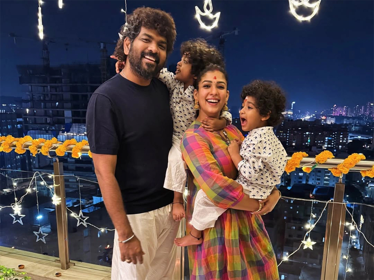Nayanthara Diwali Celebration In Chiranjeevi House Hyderabad11