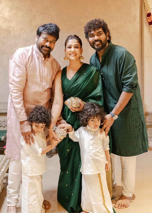 Nayanthara Diwali Celebration In Chiranjeevi House Hyderabad5