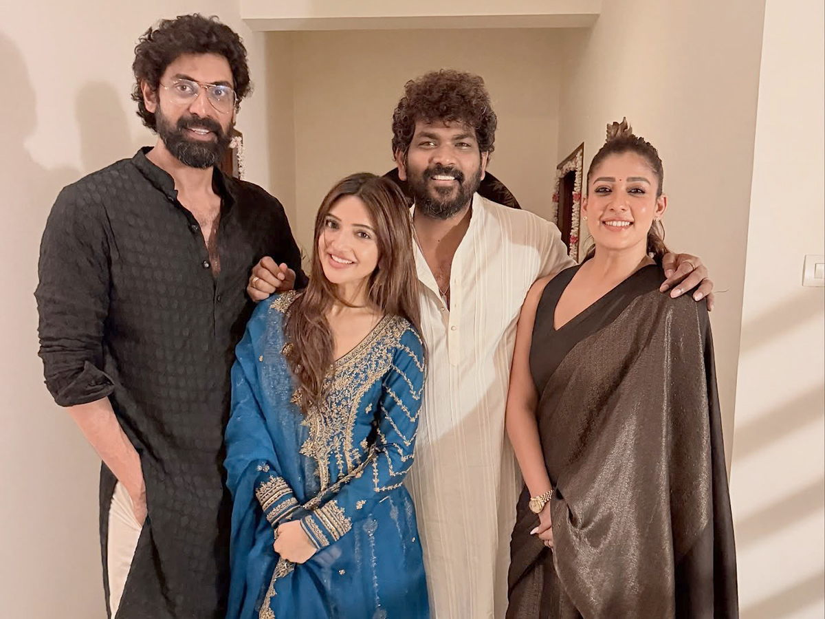 Nayanthara Diwali Celebration In Chiranjeevi House Hyderabad6