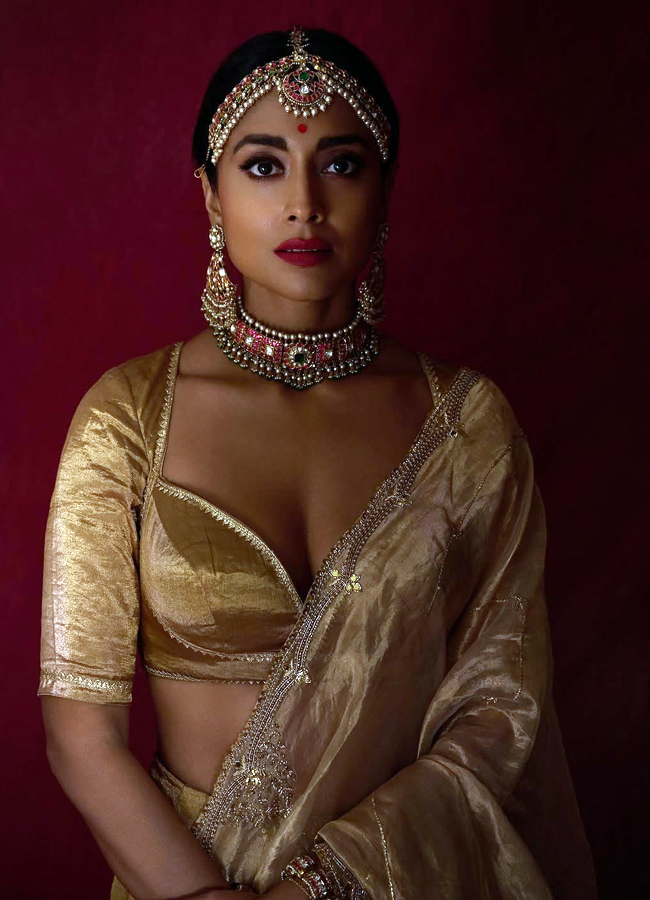 Heroine Shriya's Diwali look is a feast for the eyes! (Photos)11