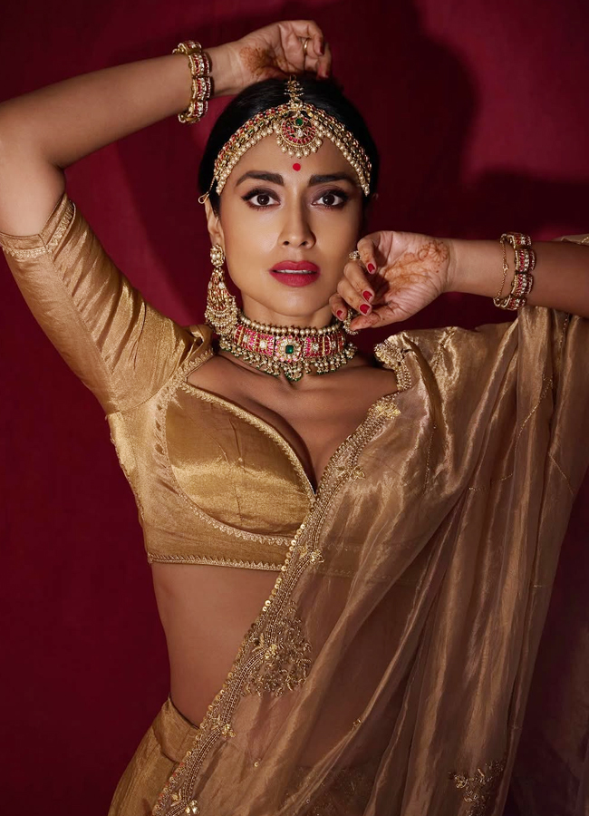 Heroine Shriya's Diwali look is a feast for the eyes! (Photos)13