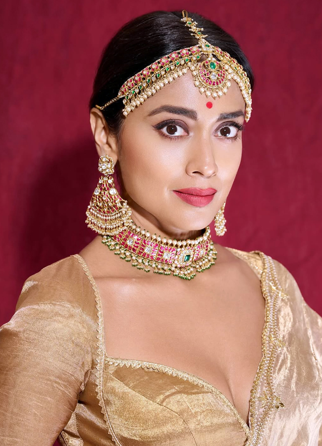 Heroine Shriya's Diwali look is a feast for the eyes! (Photos)5