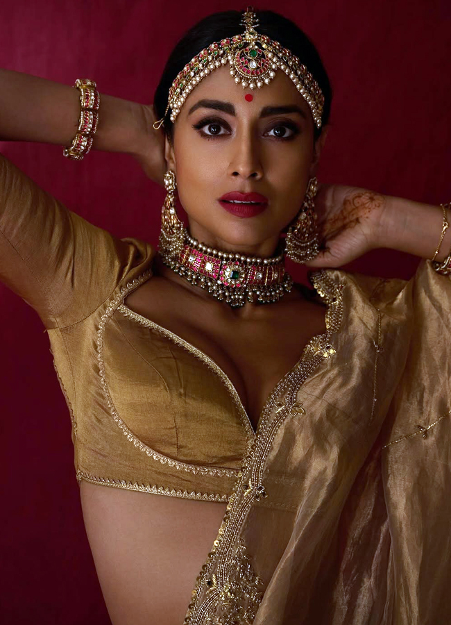 Heroine Shriya's Diwali look is a feast for the eyes! (Photos)9