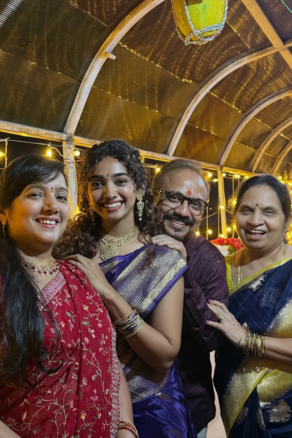 Saanve Megghana Diwali Celebrations Photos14