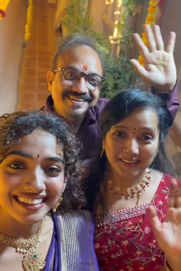 Saanve Megghana Diwali Celebrations Photos5