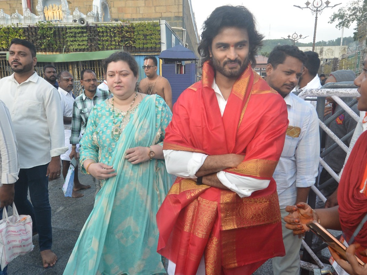 Hero Sudheer Babu And Balagam Director Venu Visits Tirumala Temple PHotos16