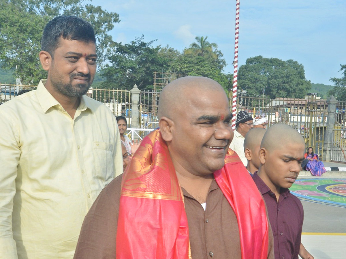 Hero Sudheer Babu And Balagam Director Venu Visits Tirumala Temple PHotos4