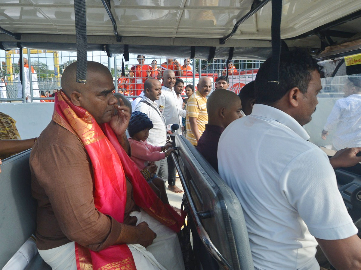Hero Sudheer Babu And Balagam Director Venu Visits Tirumala Temple PHotos5