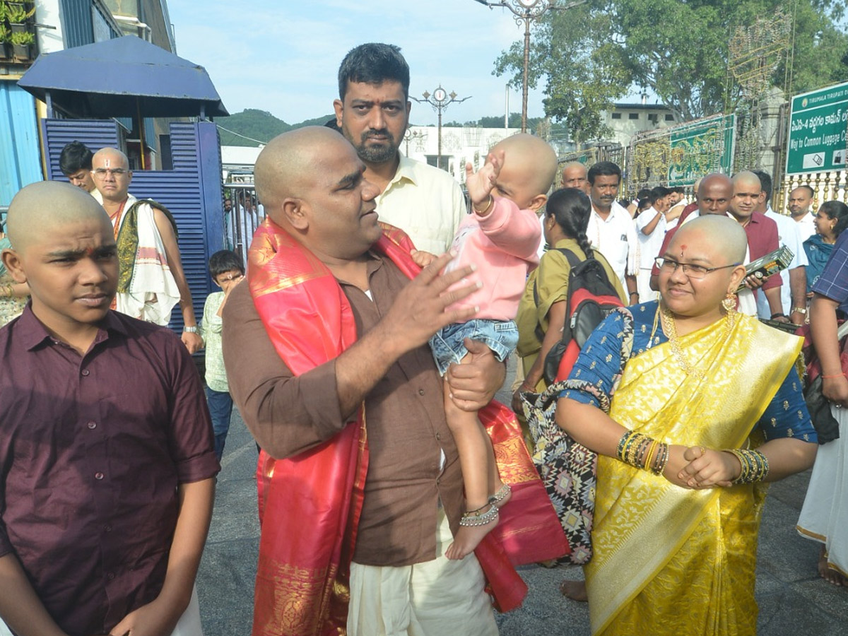 Hero Sudheer Babu And Balagam Director Venu Visits Tirumala Temple PHotos6