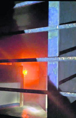 జి.మాడుగుల యూబీఐలో మంటలు 1