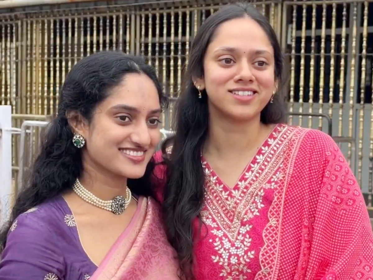 Prabhas' younger sister in Tirumala Srivari Seva (Photos)8