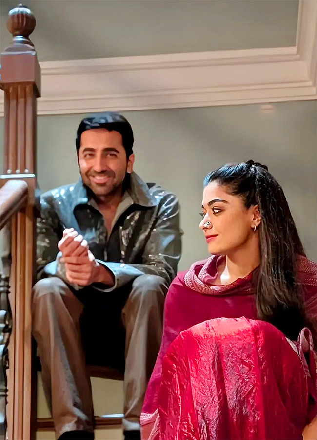 Actress Rashmika Mandanna At Thama Movie Working Stills HD9
