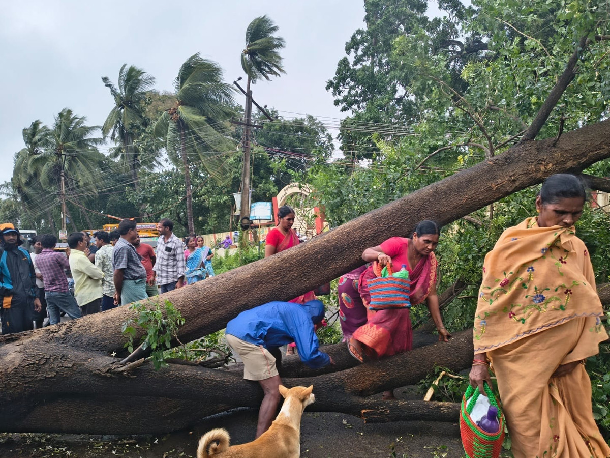 Cyclone Montha Slams AP Coast Photos20
