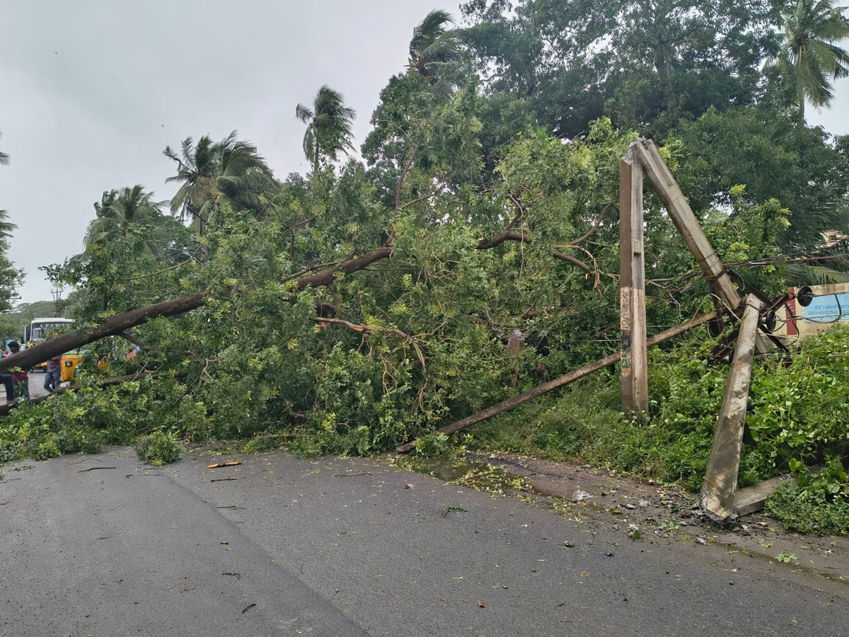 Cyclone Montha Slams AP Coast Photos21