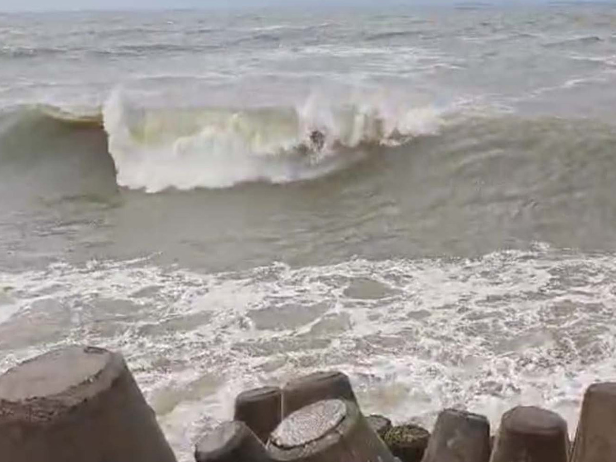 Cyclone Montha Slams AP Coast Photos40
