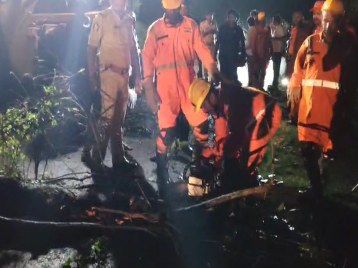 Cyclone Montha Slams AP Coast Photos3