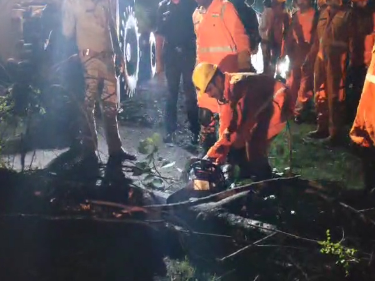 Cyclone Montha Slams AP Coast Photos4