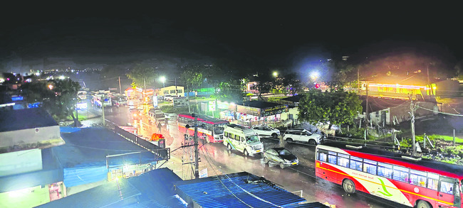 నల్లమలలో భారీ వర్షం 1