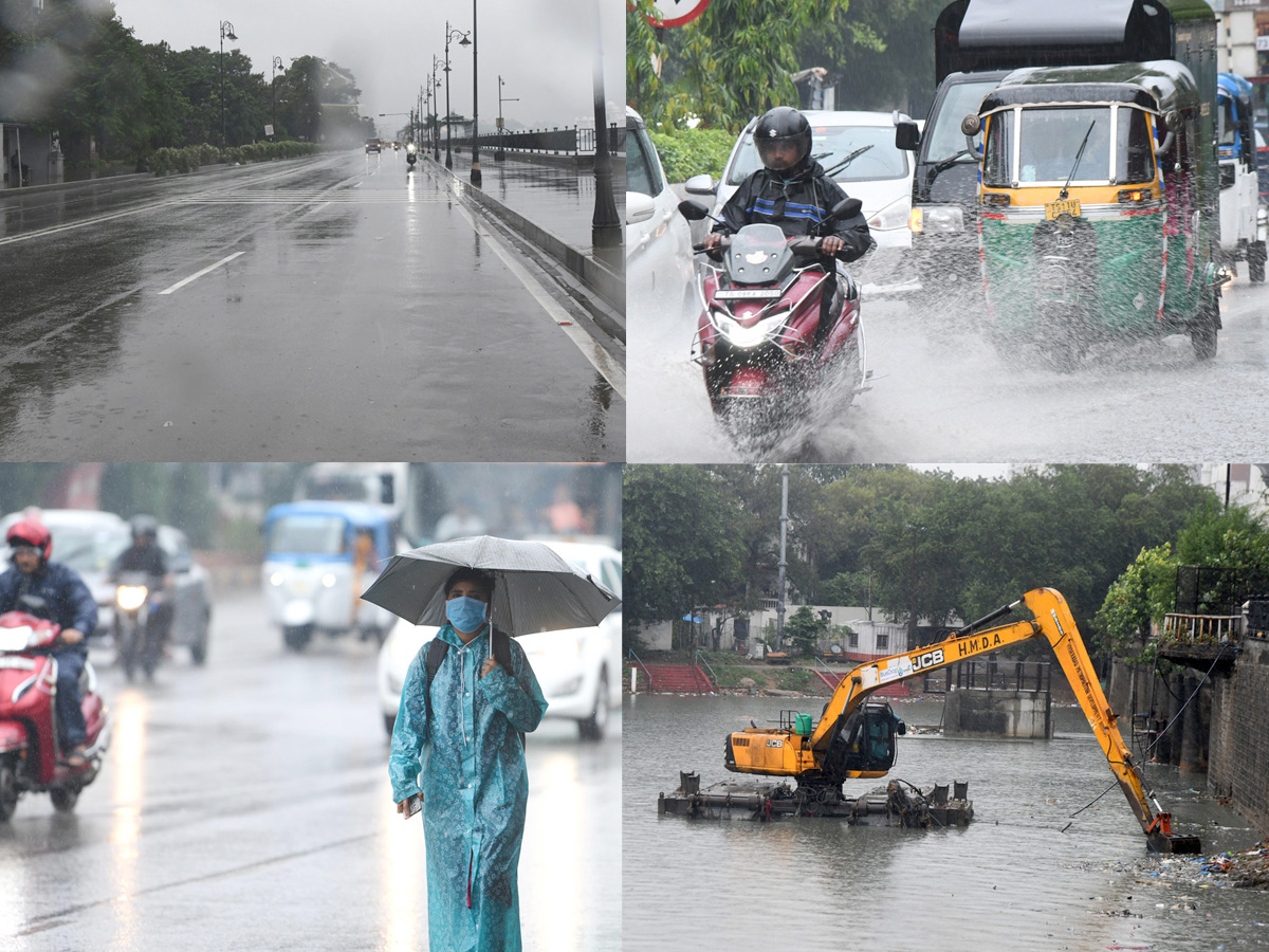 Hyderabad: Heavy Rain lashes in Various places of City Photos1