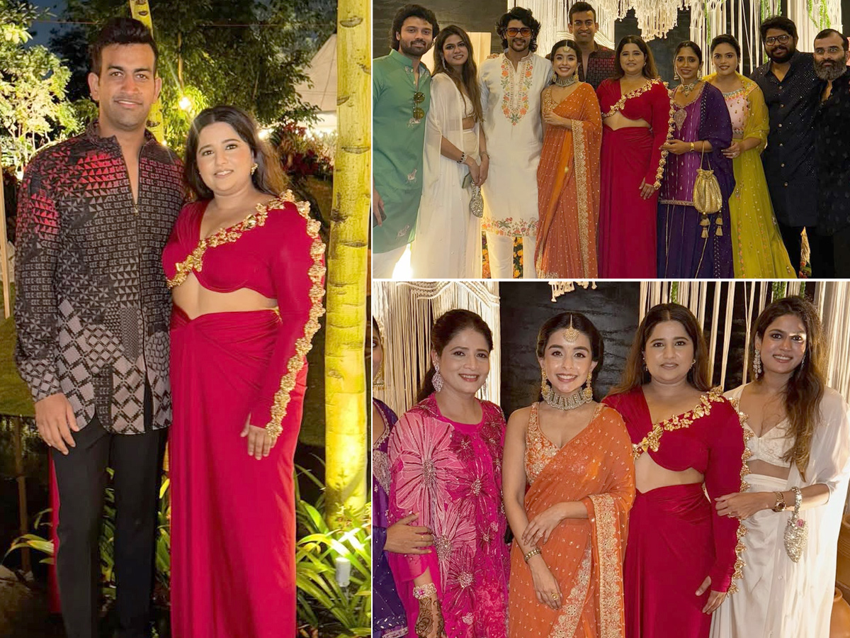 producer Dil Raju Brother Daughter Keerthana Pre wedding Celebrations Photos1