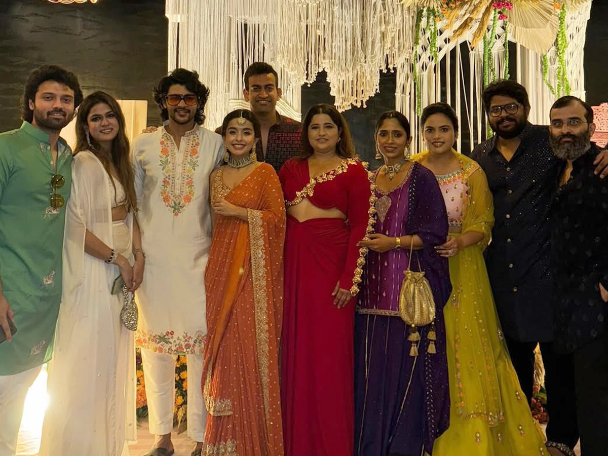 producer Dil Raju Brother Daughter Keerthana Pre wedding Celebrations Photos10