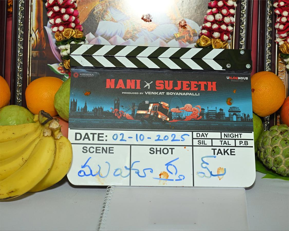 Nani and Sujeeth New Film With Pooja Ceremony Photos5
