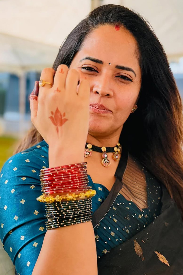 Anchor Anasuya Bharadwaj Enjoys At Her cousin sister Daughters wedding Photos21