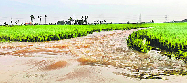గ్రామాలను చుట్టుముట్టిన మునేరు 3