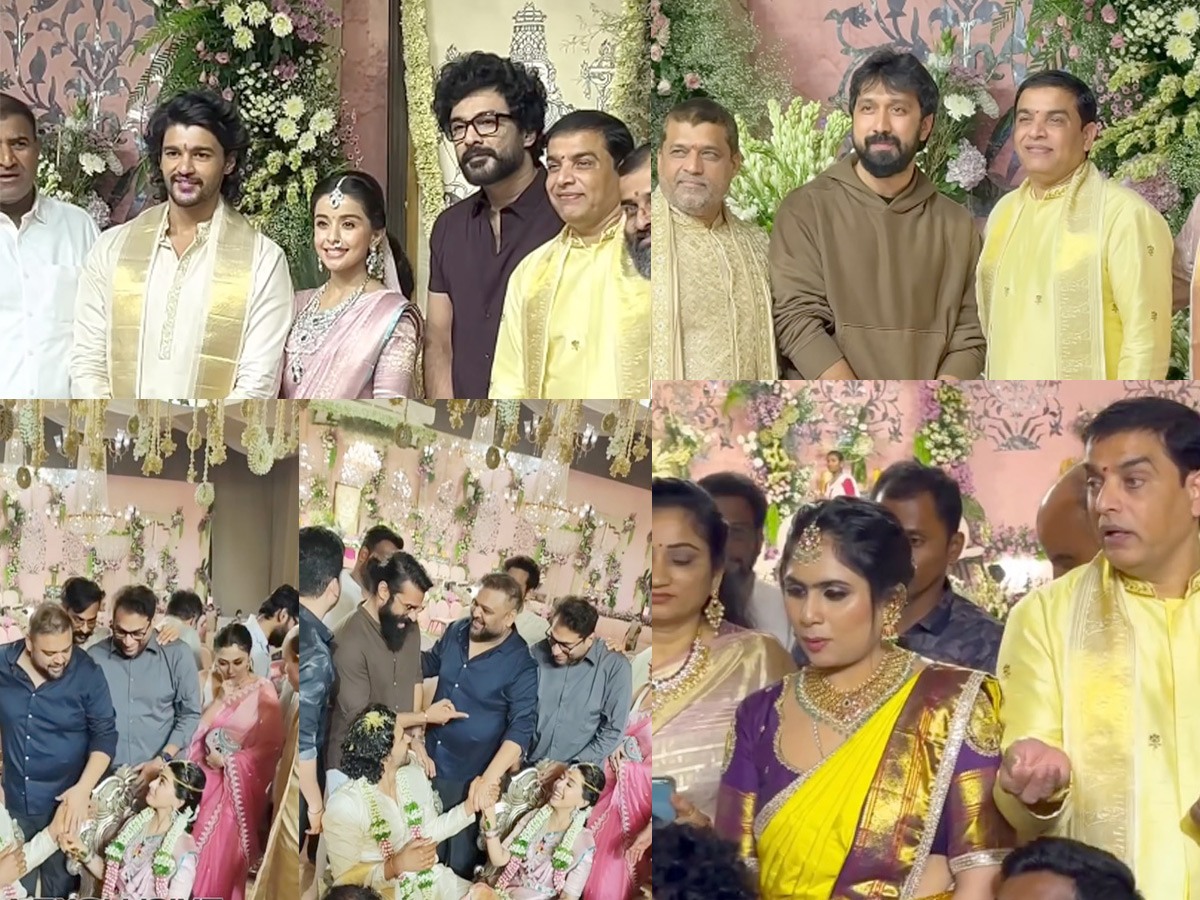 గ్రాండ్‌గా దిల్‌ రాజు సోదరుడి కూతురి పెళ్లి.. హాజరైన టాలీవుడ్ ...