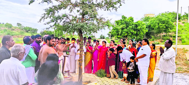 ఒంటిమిట్టలో వైభవంగా శమీవృక్ష పూజ1