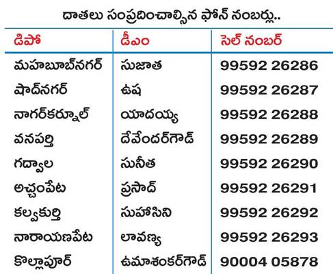 వినూత్న సేవా కార్యక్రమానికి ఆర్టీసీ శ్రీకారం 1