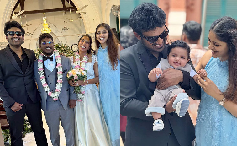 Kiran Abbavaram At the wedding of cinematographer Daniel Viswas Photos1