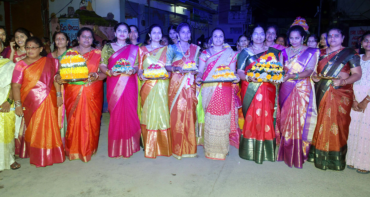 Bathukamma 2025 Celebrations in Karimnagar District Photos2