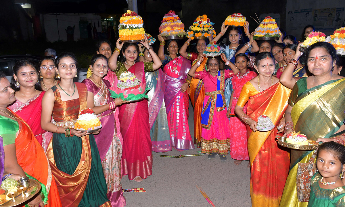Bathukamma 2025 Celebrations in Karimnagar District Photos9