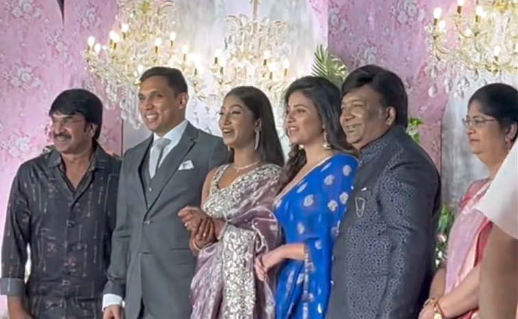 Celebrities Attend Kona Venkat Daughter Wedding Reception Photos3