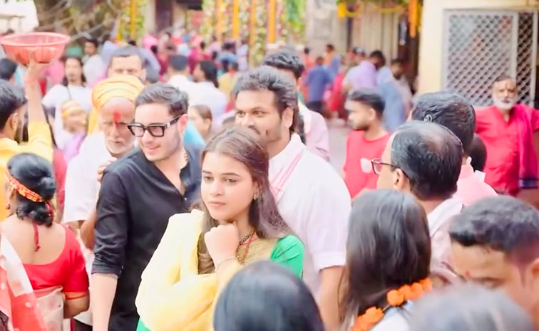 Manchu Manoj And Wife Bhuma Mounika Reddy Visits Kamakhya Devi Temple Photos13